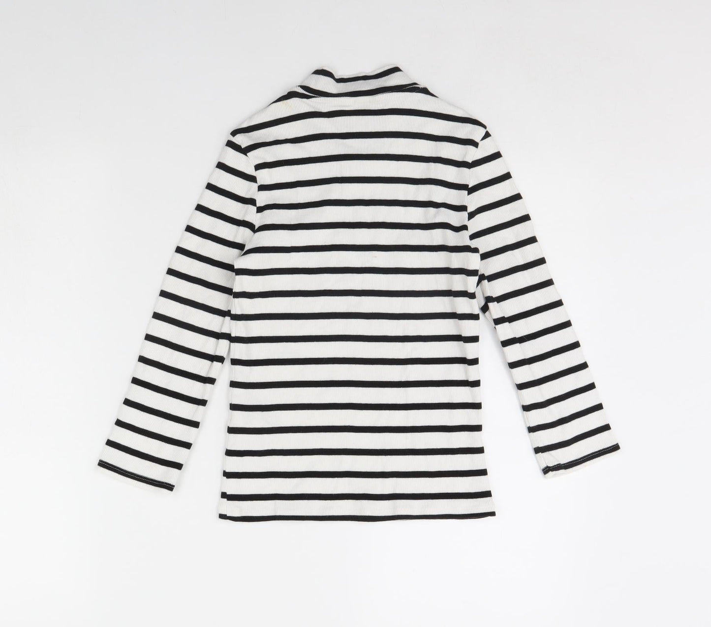 Womens UK Size XS Monki White Basic Blouse