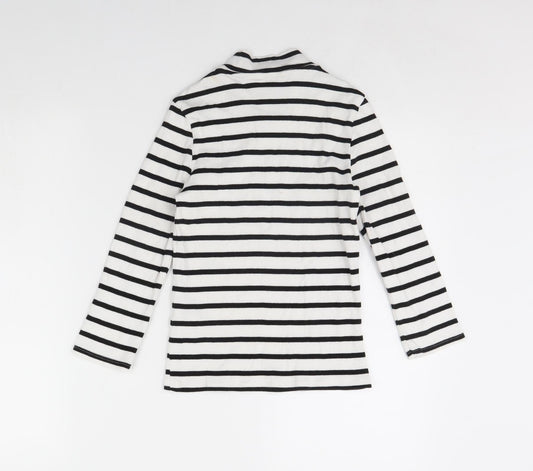 Womens UK Size XS Monki White Basic Blouse