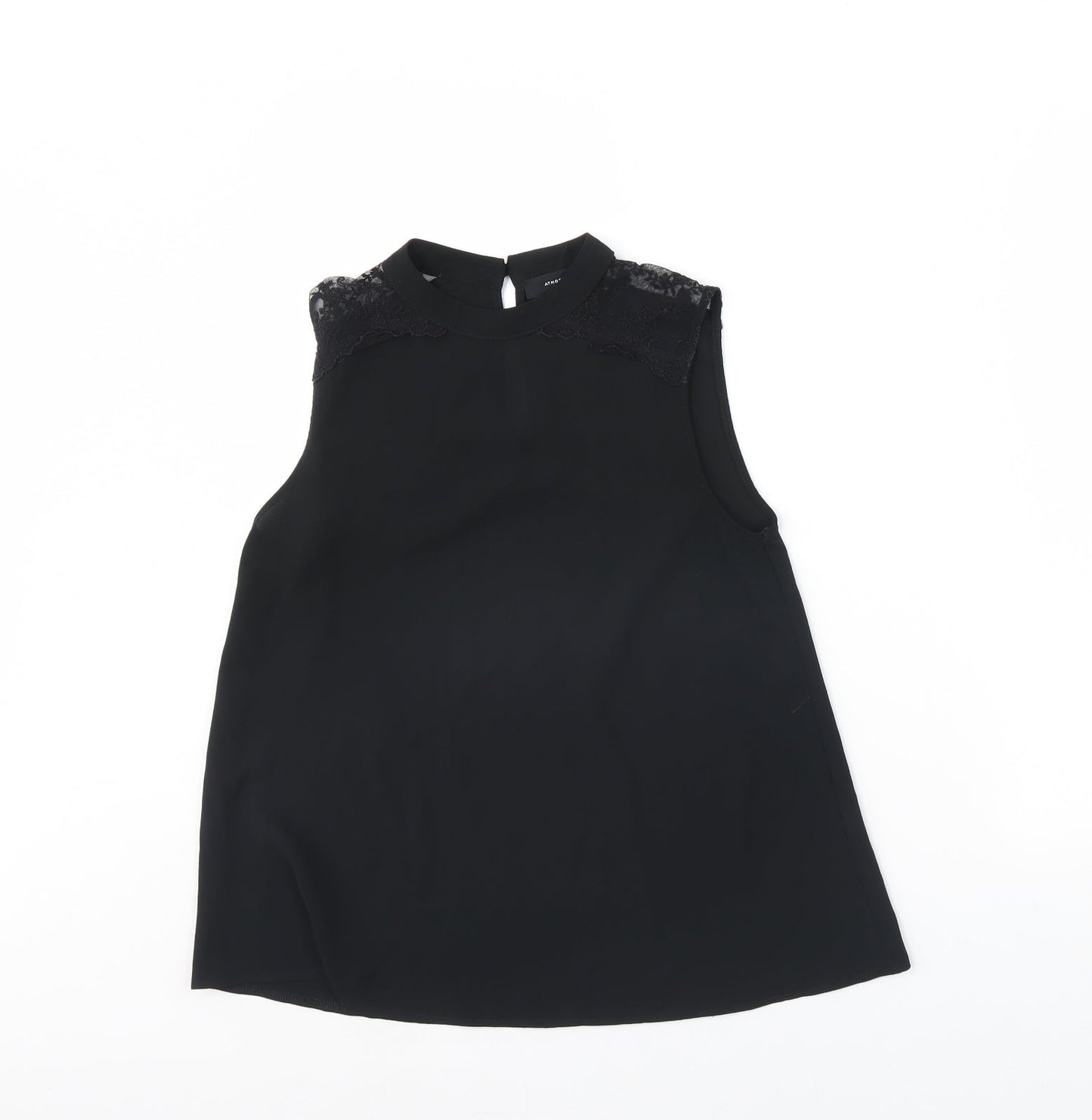 Womens UK Size 6 Atmosphere Black Basic Tank