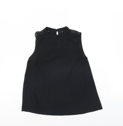 Womens UK Size 6 Atmosphere Black Basic Tank