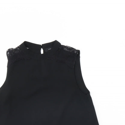 Womens UK Size 6 Atmosphere Black Basic Tank
