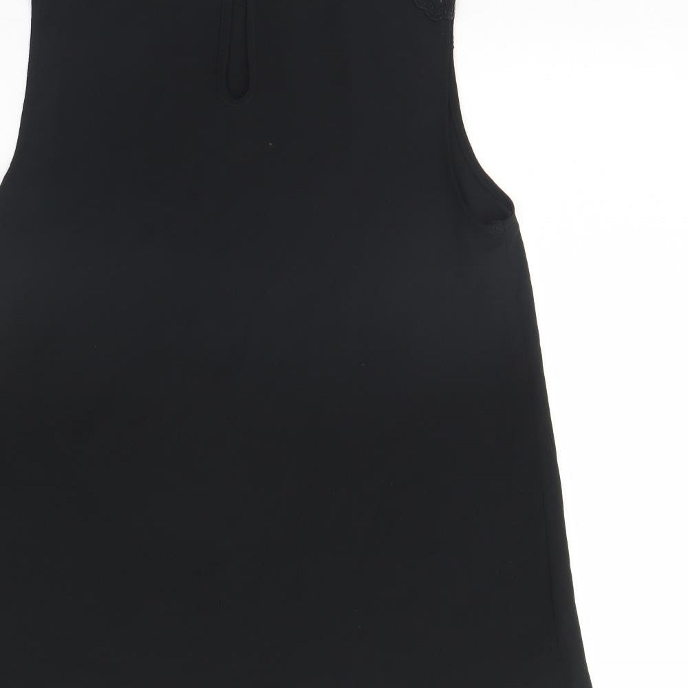 Womens UK Size 6 Atmosphere Black Basic Tank