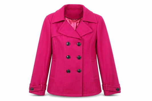 Womens UK Size 14 Debenhams Pink Overcoat