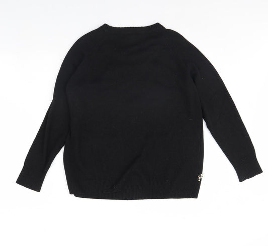 B you Womens Black   Pullover Jumper Size 16