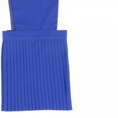 Preworn Girls Blue   Pinafore/Dungaree Dress  Size 5 Years