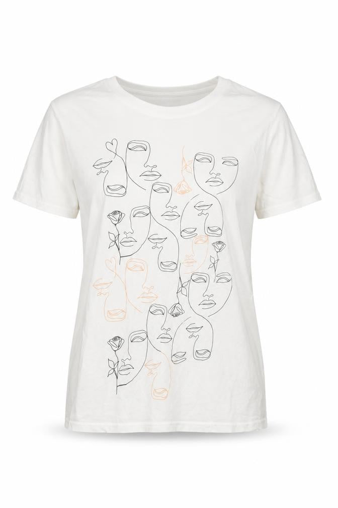 Womens UK Size S Nasty Gal White Basic T-Shirt