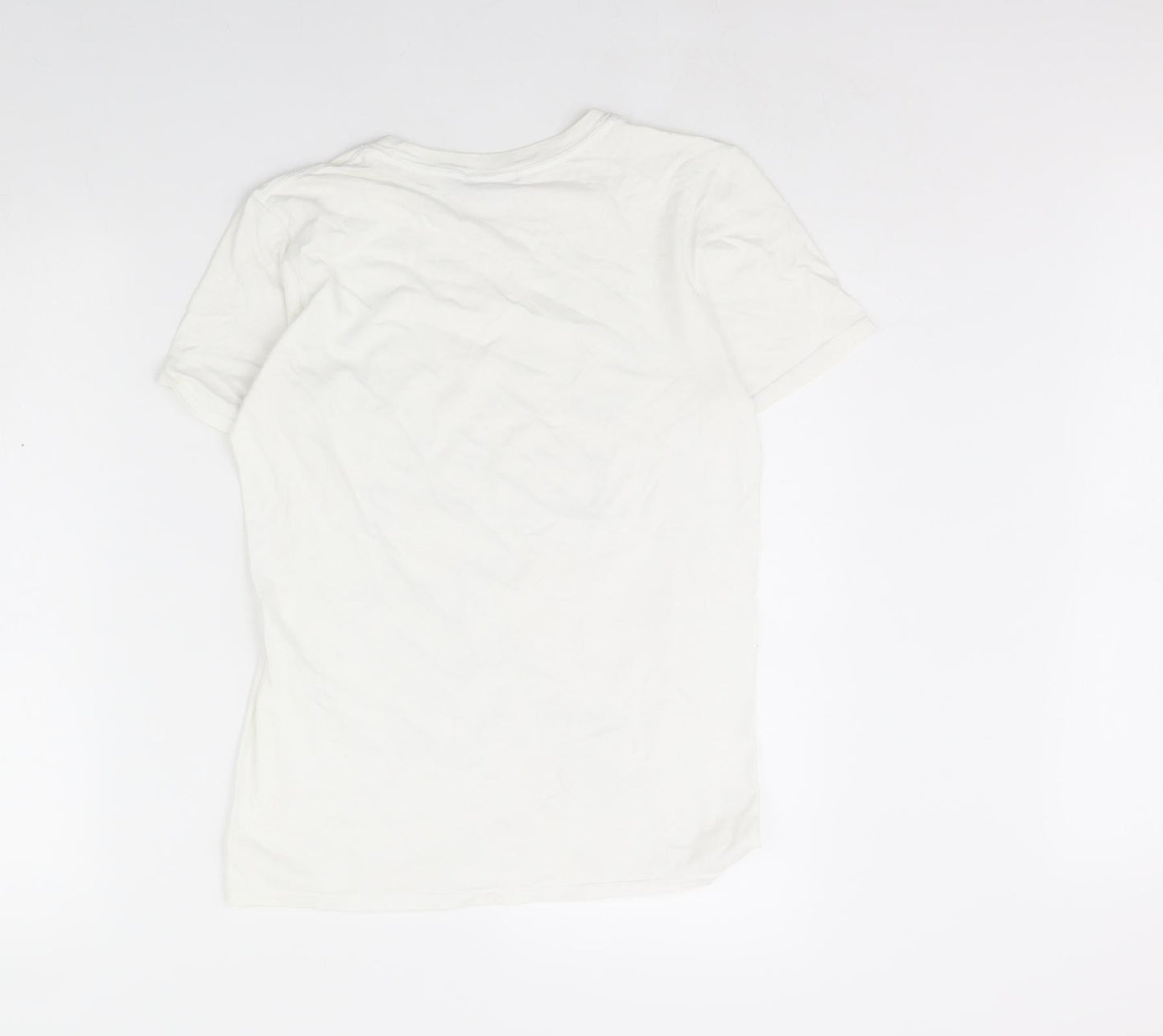 Nasty Gal Womens White   Basic T-Shirt Size S