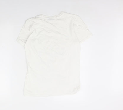 Nasty Gal Womens White   Basic T-Shirt Size S