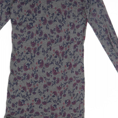 ESMARA Womens Grey Floral  Bodycon  Size 10