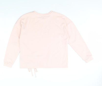Womens UK Size 14 Papaya Pink Pullover Jumper
