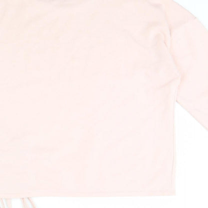 Womens UK Size 14 Papaya Pink Pullover Jumper