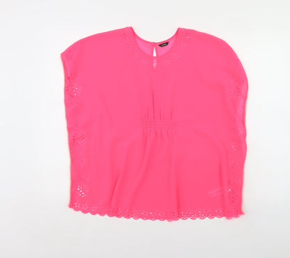 George Womens Pink   Basic Blouse Size M