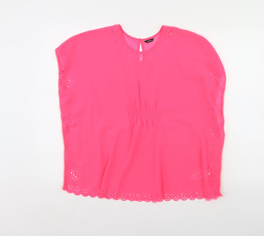 George Womens Pink   Basic Blouse Size M
