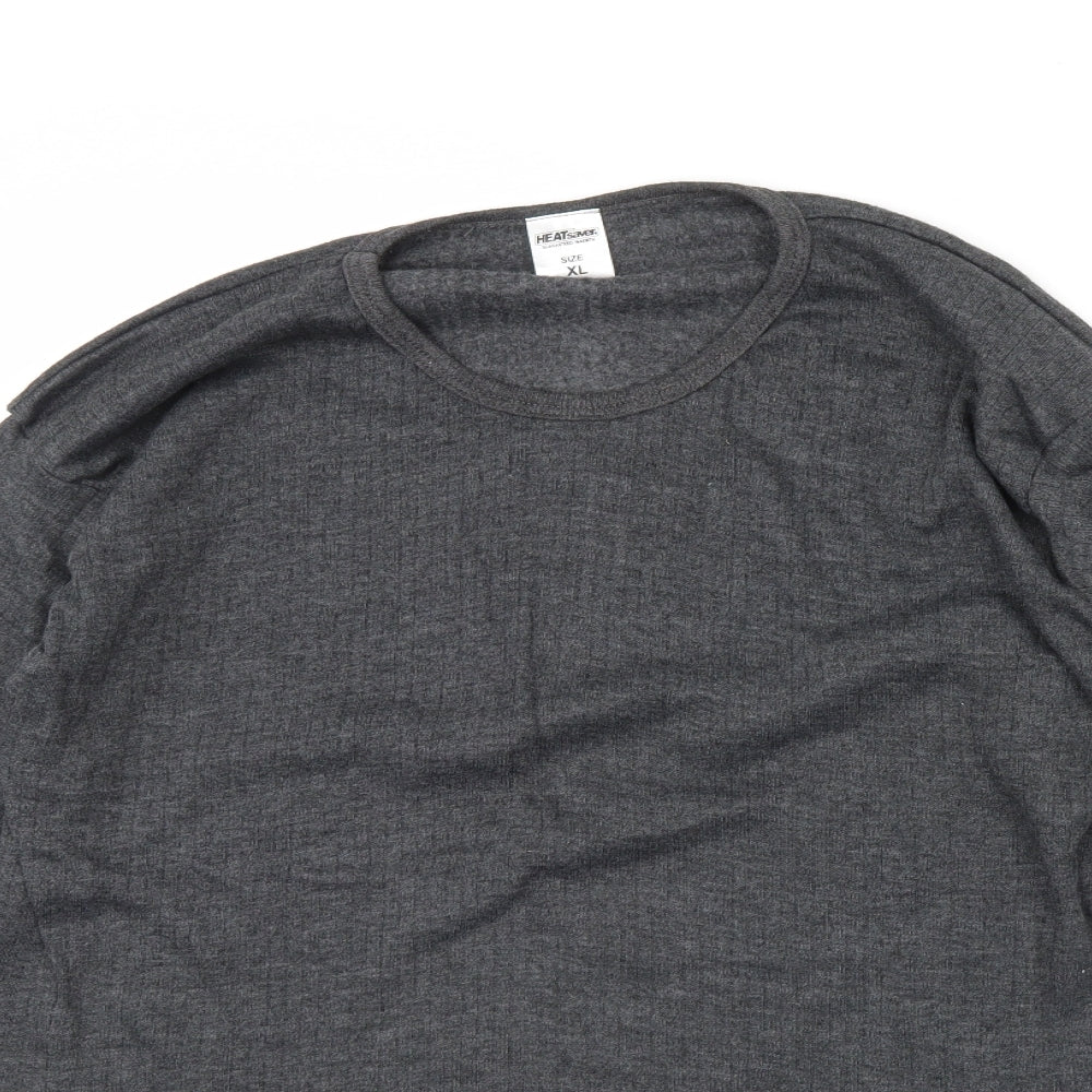 Heat Saver Mens Grey   Pullover Jumper Size XL