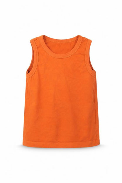 TU Girls Orange   Basic Tank Size 5 Years