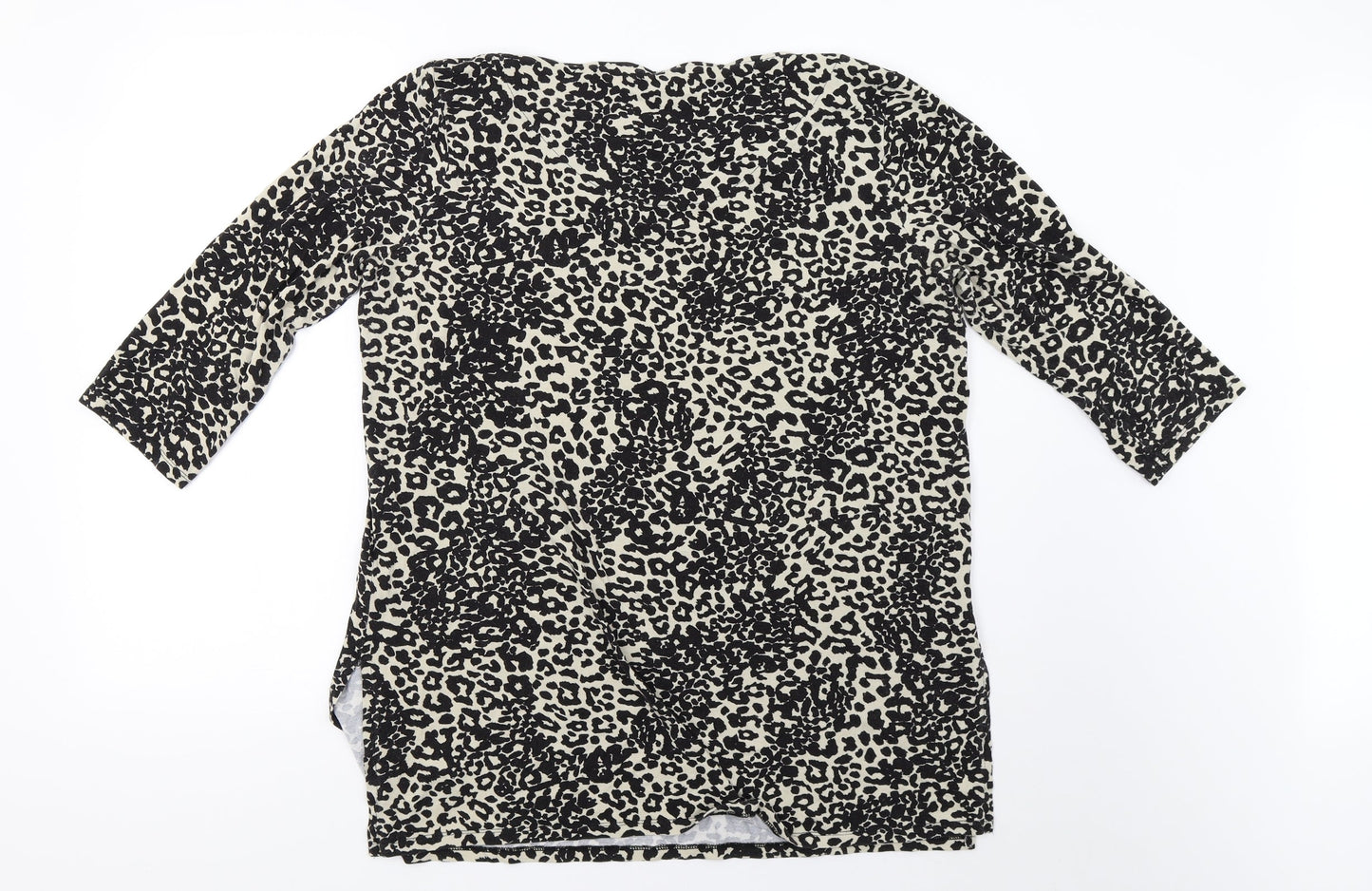 Debenhams Womens Beige Animal Print  Pullover Sweatshirt Size 18