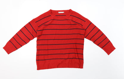 Womens UK Size 10 Marks and Spencer Red Pullover Sweatshirt