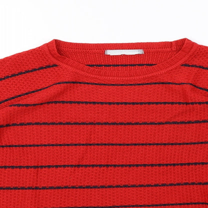 Womens UK Size 10 Marks and Spencer Red Pullover Sweatshirt