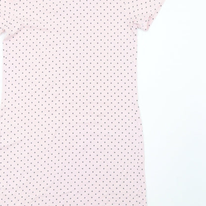 Marks and Spencer Womens Pink Polka Dot   Dress Size 6