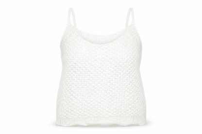 Womens UK Size 10 Marks and Spencer White Basic Tank