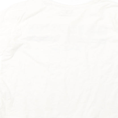 Primark Girls White   Pullover Sweatshirt Size 11-12 Years