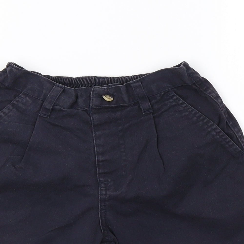 BHS Boys Blue   Chino Shorts Size 3 Years