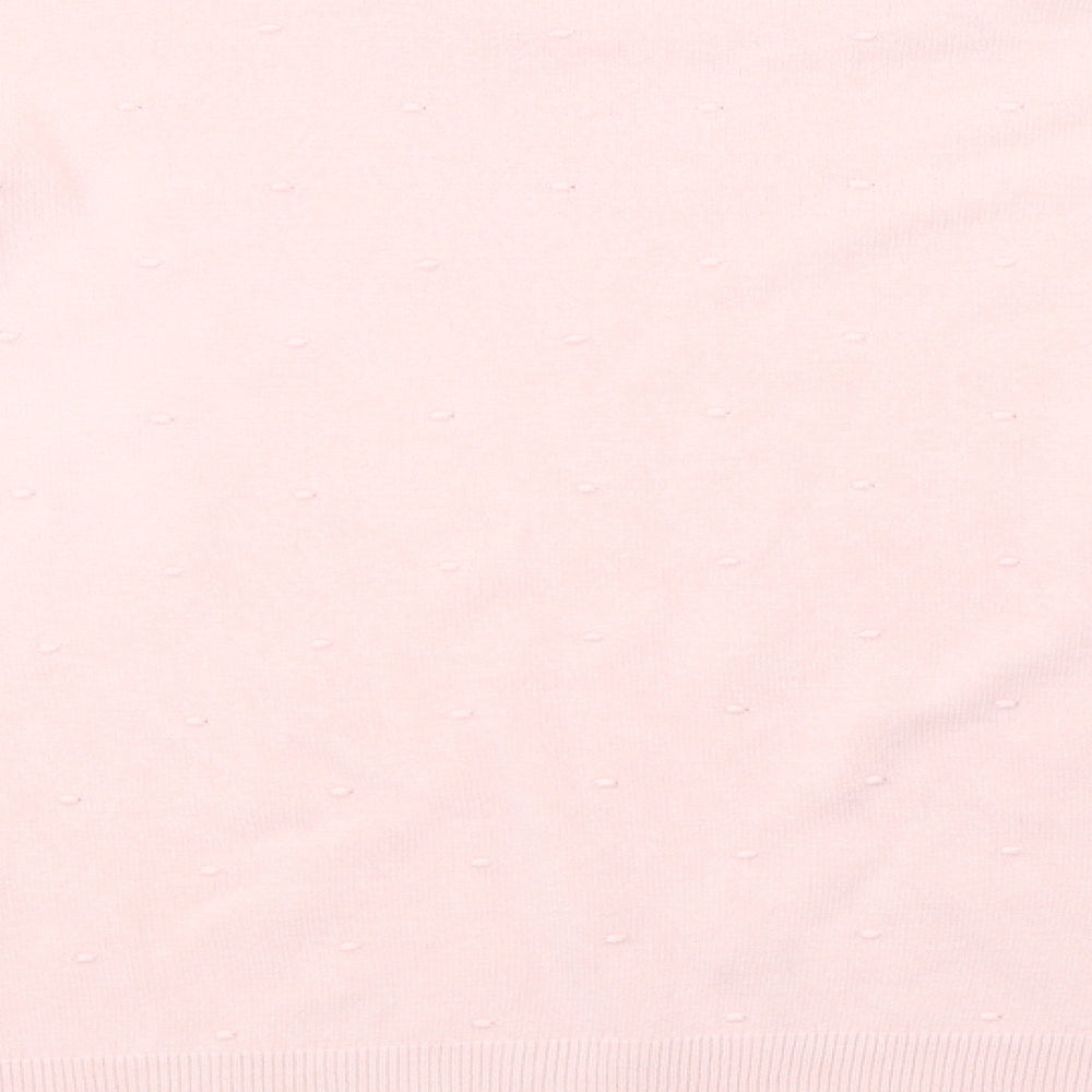 F&F Womens Pink  Knit Pullover Sweatshirt Size 10