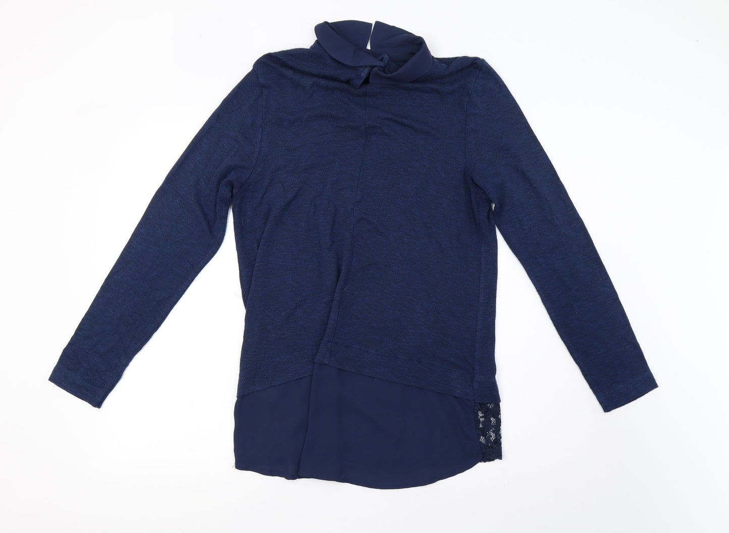 sainsburys Womens Blue  Knit Pullover Sweatshirt Size 16