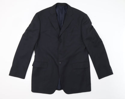 Mens UK Size 42 Marks and Spencer Regular Blue Suit Jacket