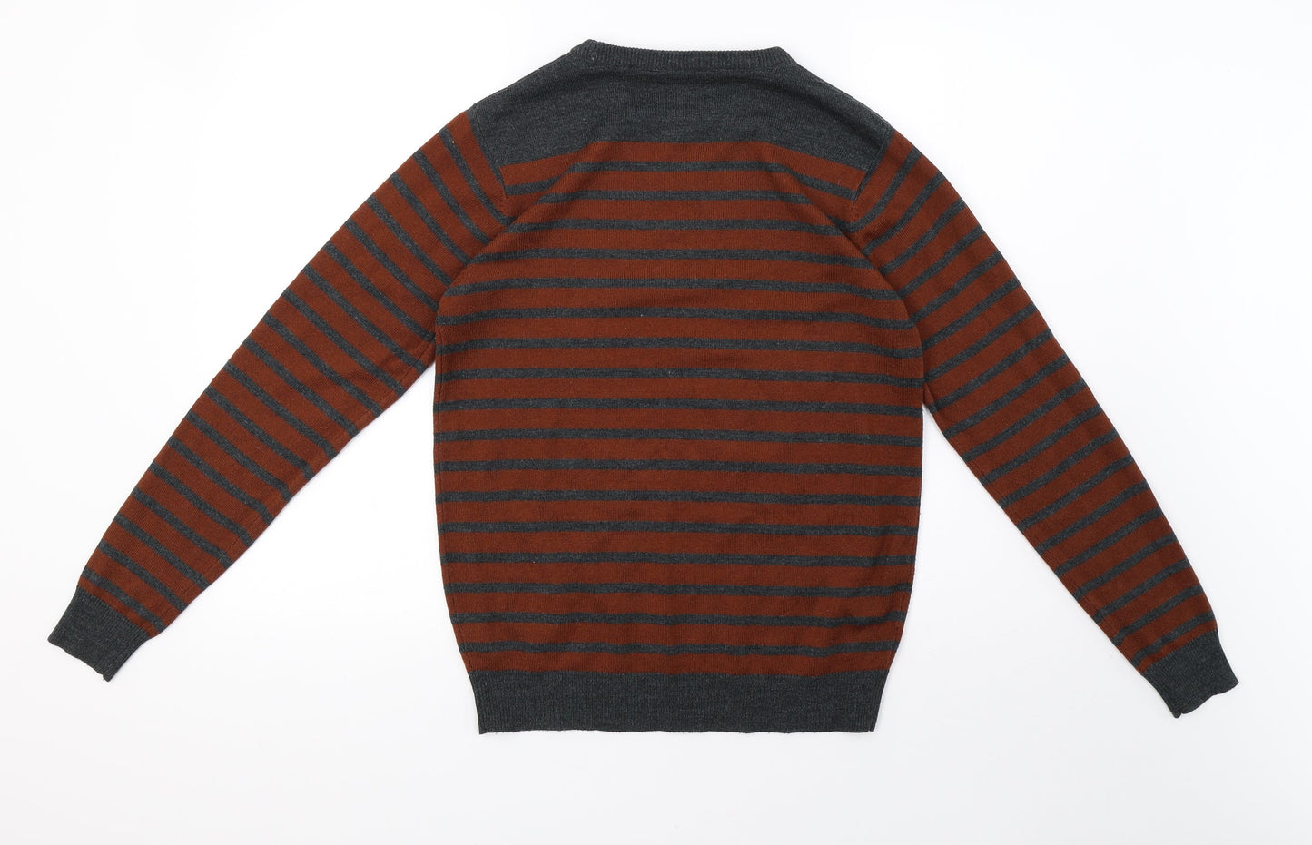 Mens UK Size XS Cedar Wood State Brown Pullover Sweatshirt