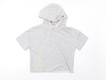 Primark Girls Grey   Pullover Hoodie Size 7-8 Years