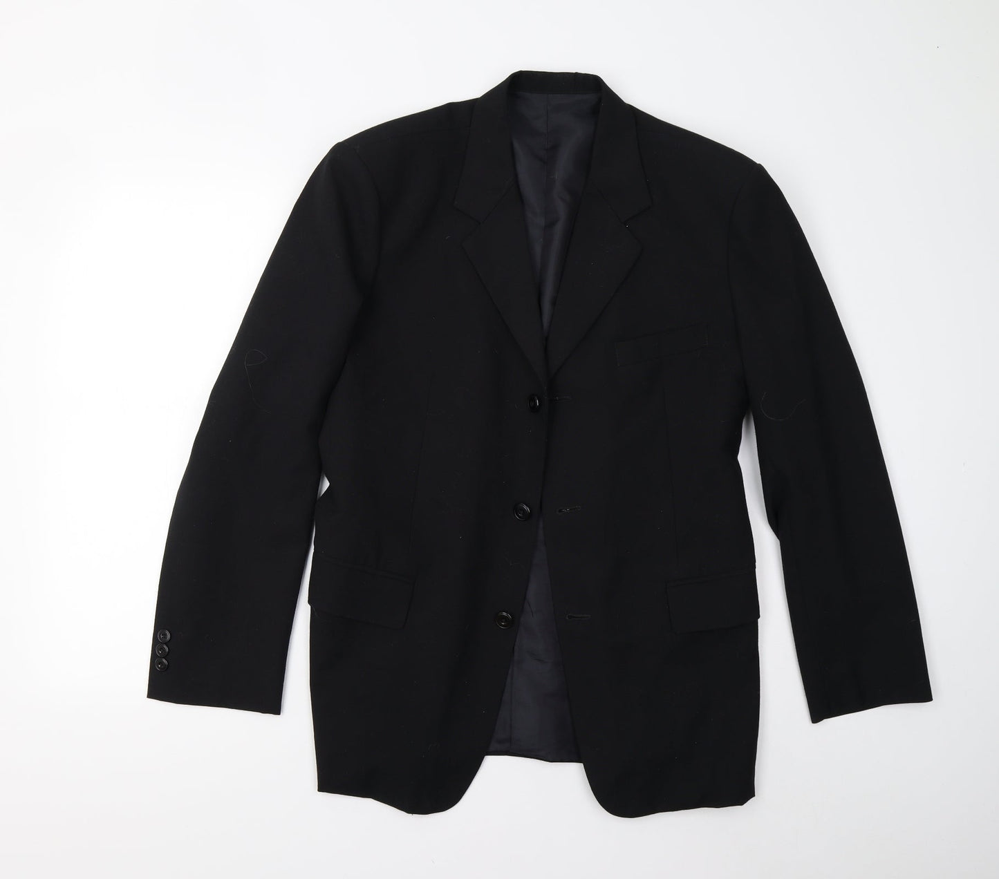 Mens UK Size 36 Preworn Regular Black Suit Jacket