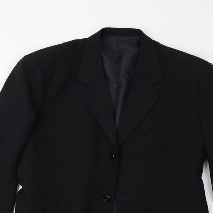 Mens UK Size 36 Preworn Regular Black Suit Jacket