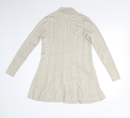 Womens UK Size XS BM Collection Beige Cardigan Jumper