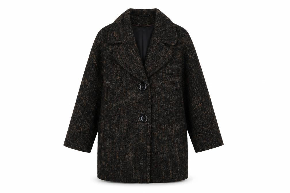 Womens UK Size M Wallis Brown Overcoat