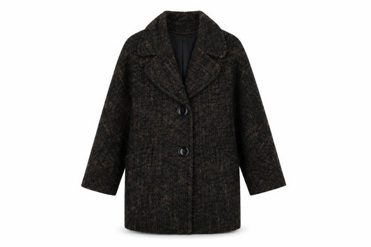 Womens UK Size M Wallis Brown Overcoat