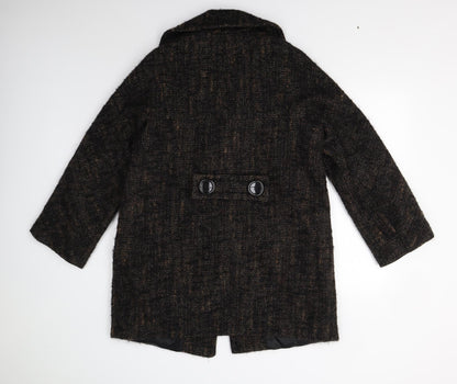 Womens UK Size M Wallis Brown Overcoat