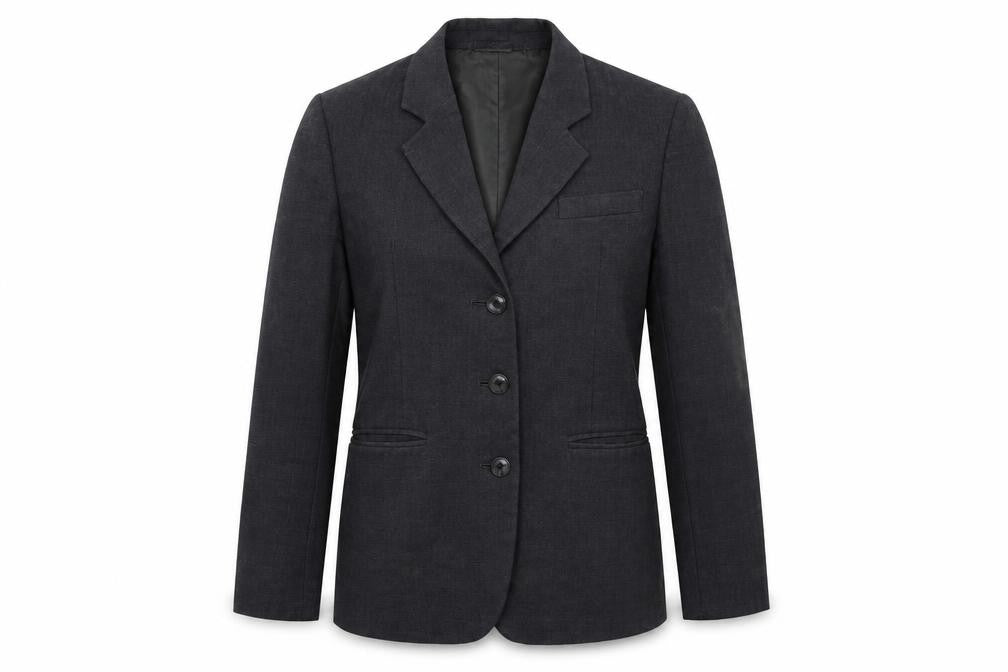 Womens UK Size S Preworn Regular Grey Suit Jacket