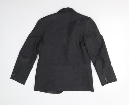 Womens UK Size S Preworn Regular Grey Suit Jacket