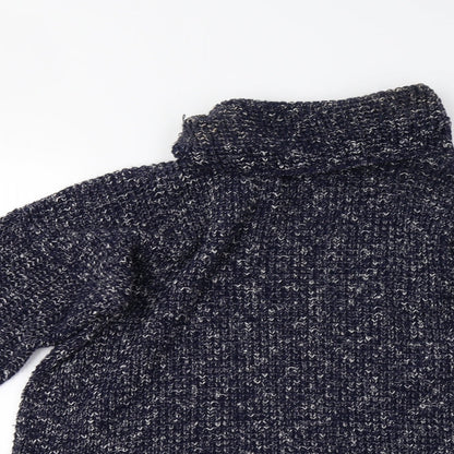 Boohoo Womens Blue  Knit Pullover Jumper Size M