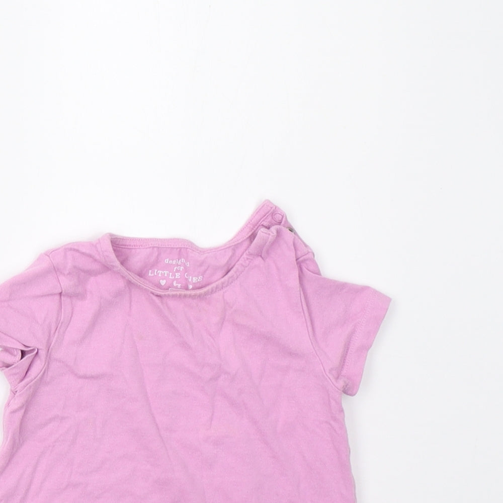 F&F Baby Purple   Basic T-Shirt Size 9-12 Months