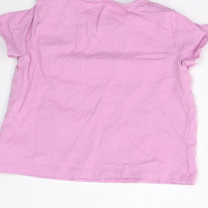 F&F Baby Purple   Basic T-Shirt Size 9-12 Months