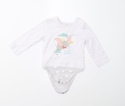 Disney Baby Baby White   Babygrow One-Piece Size 12-18 Months  - Disney