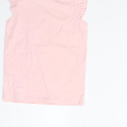 Lupila Girls Pink   Basic T-Shirt Size 12-18 Months