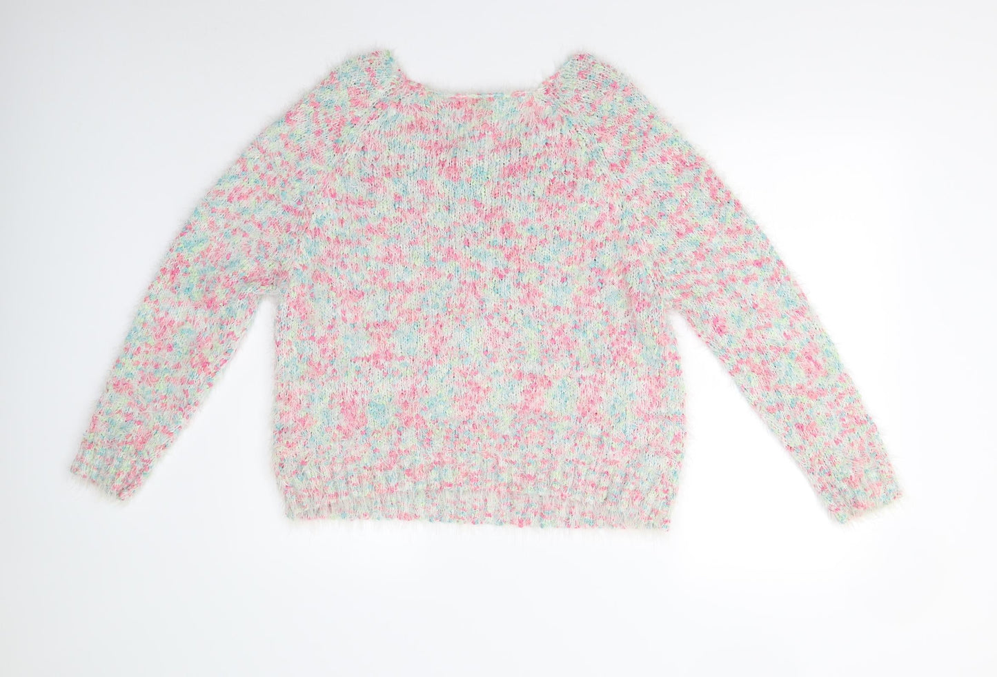 George Womens Multicoloured  Knit Pullover Jumper Size 16