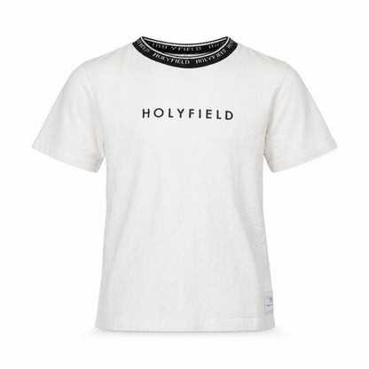Holyfield Boys White   Basic T-Shirt Size 7-8 Years