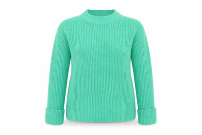 Womens UK Size 8 Very Green Pullover Jumper