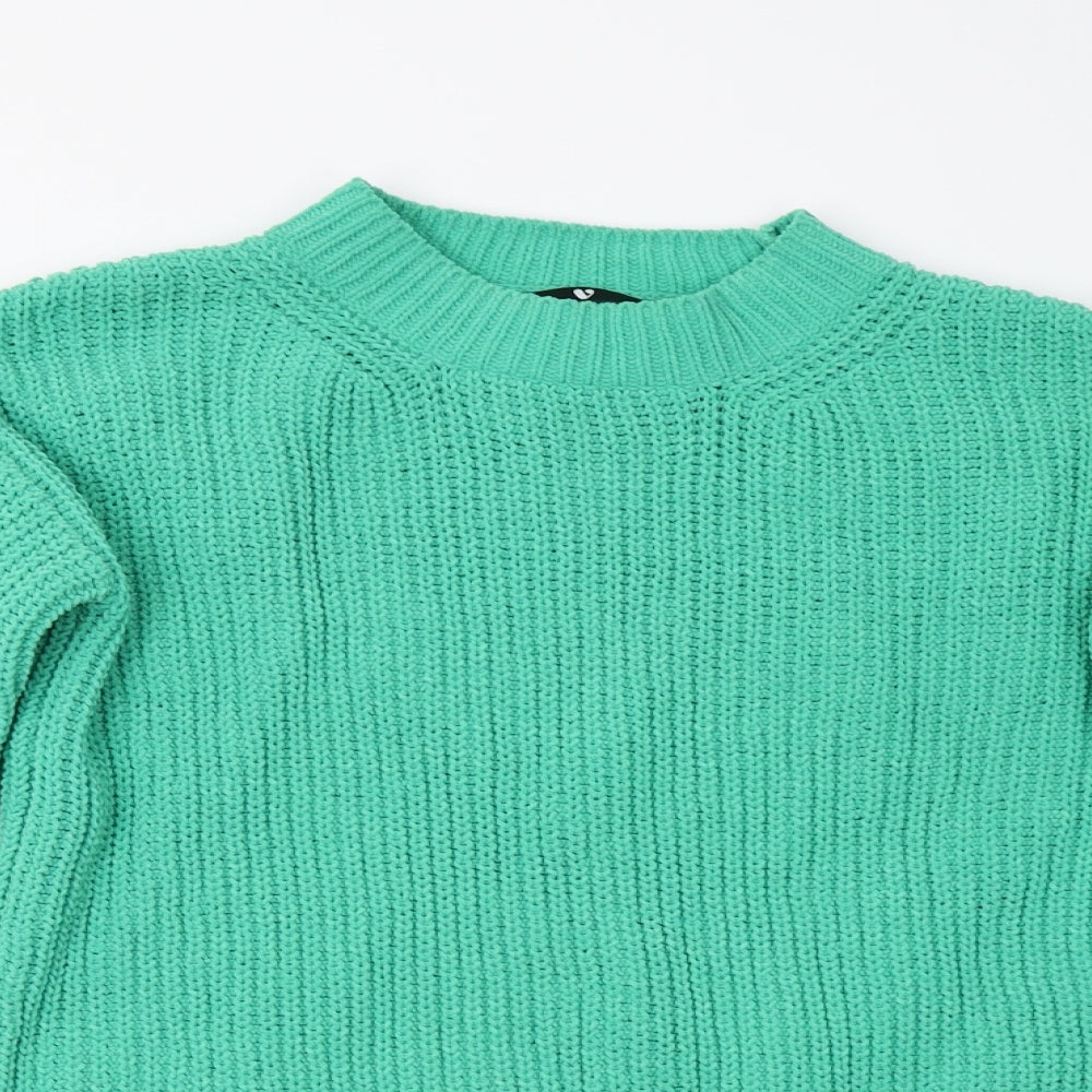 Womens UK Size 8 Very Green Pullover Jumper
