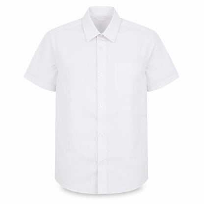 George Girls White   Basic Button-Up Size 7-8 Years