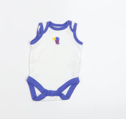Mothercare Baby White   Romper One-Piece Size 0-3 Months